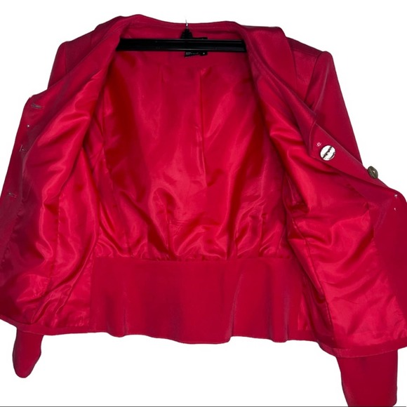 Red Silk Suit Morgan Taylor 8 - Picture 3 of 14